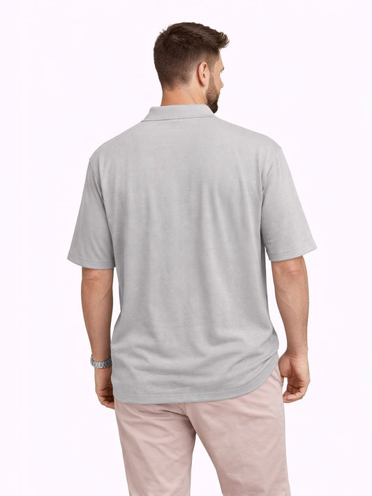 Oversize Polo Buttonless | Organic Chics