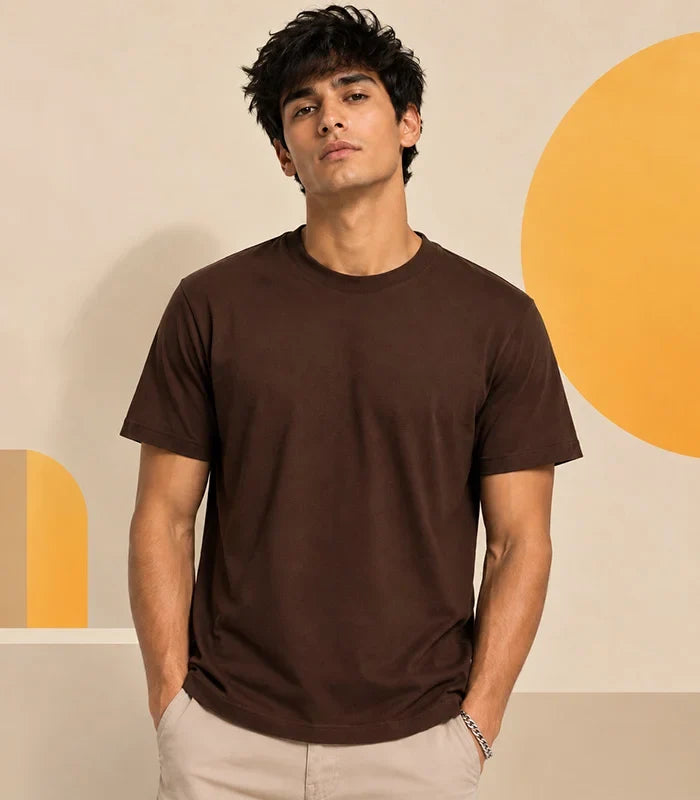 Solid Halfsleeve Tshirt