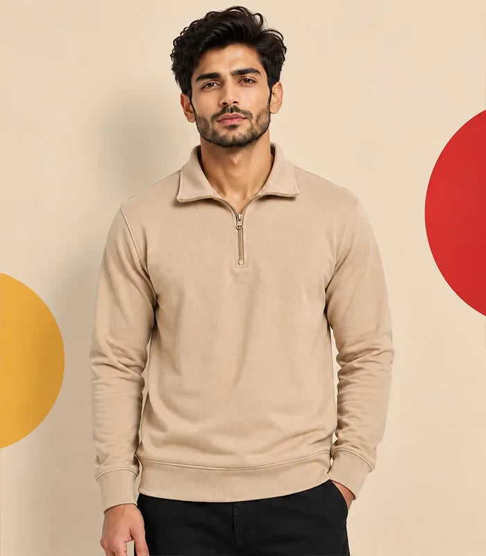 Half Zip Sweatshirt