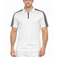 Pink Stripes Zip Polo T-Shirt