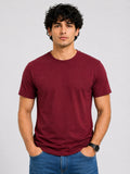 Maroon Halfsleeve T-shirt