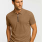 Pink Zip Polo T-Shirt