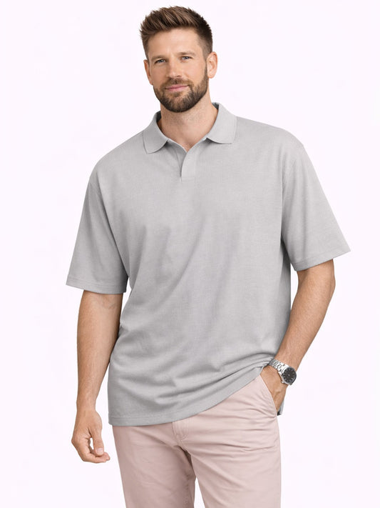 Oversize Polo Buttonless | Organic Chics