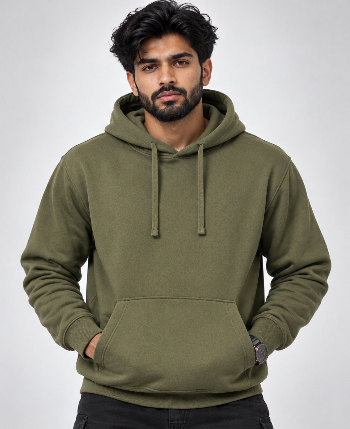 Olive green Hoodie