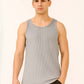 Brown Waffle Vest