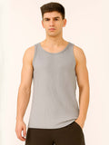 Grey Waffle Vest