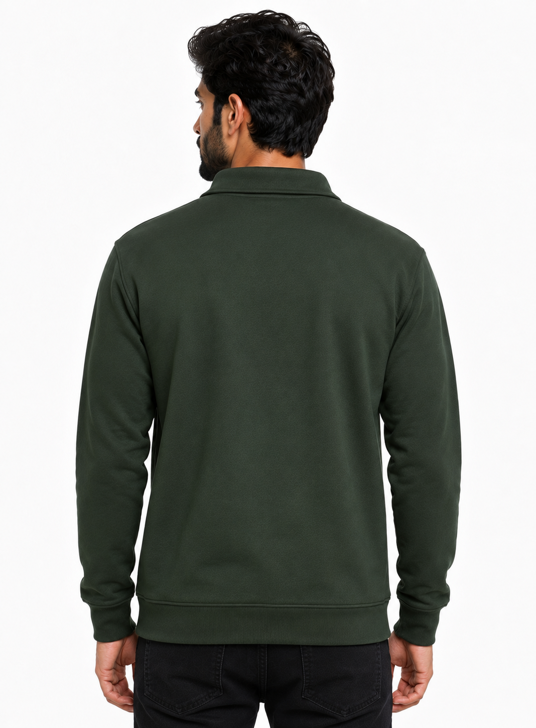 Green HalfZip Sweatshirt