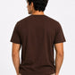 Coffee Brown Halfsleeve T-shirt