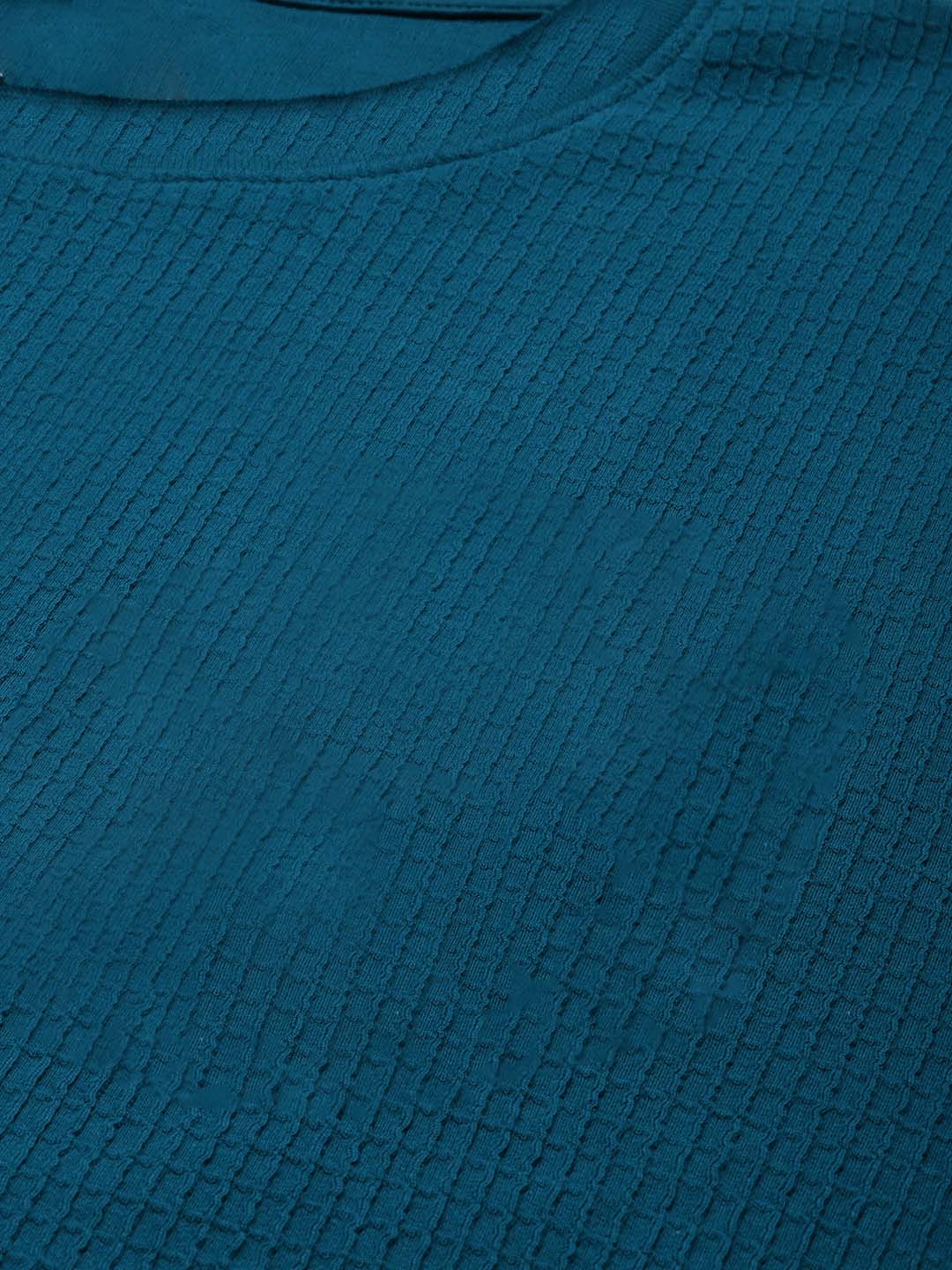 Blue Waffle Oversized T-shirt