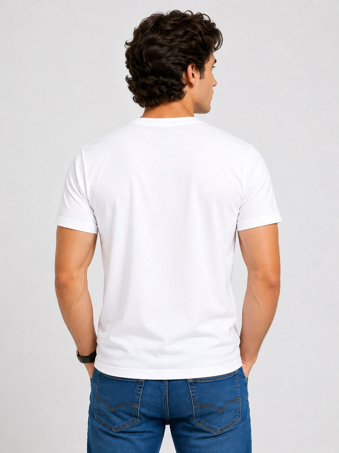 White Halfsleeve T-shirt