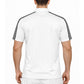 White Stripes Zip Polo T-Shirt