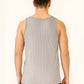 Grey Waffle Vest