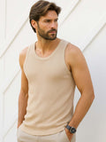 Beige Waffle Vest