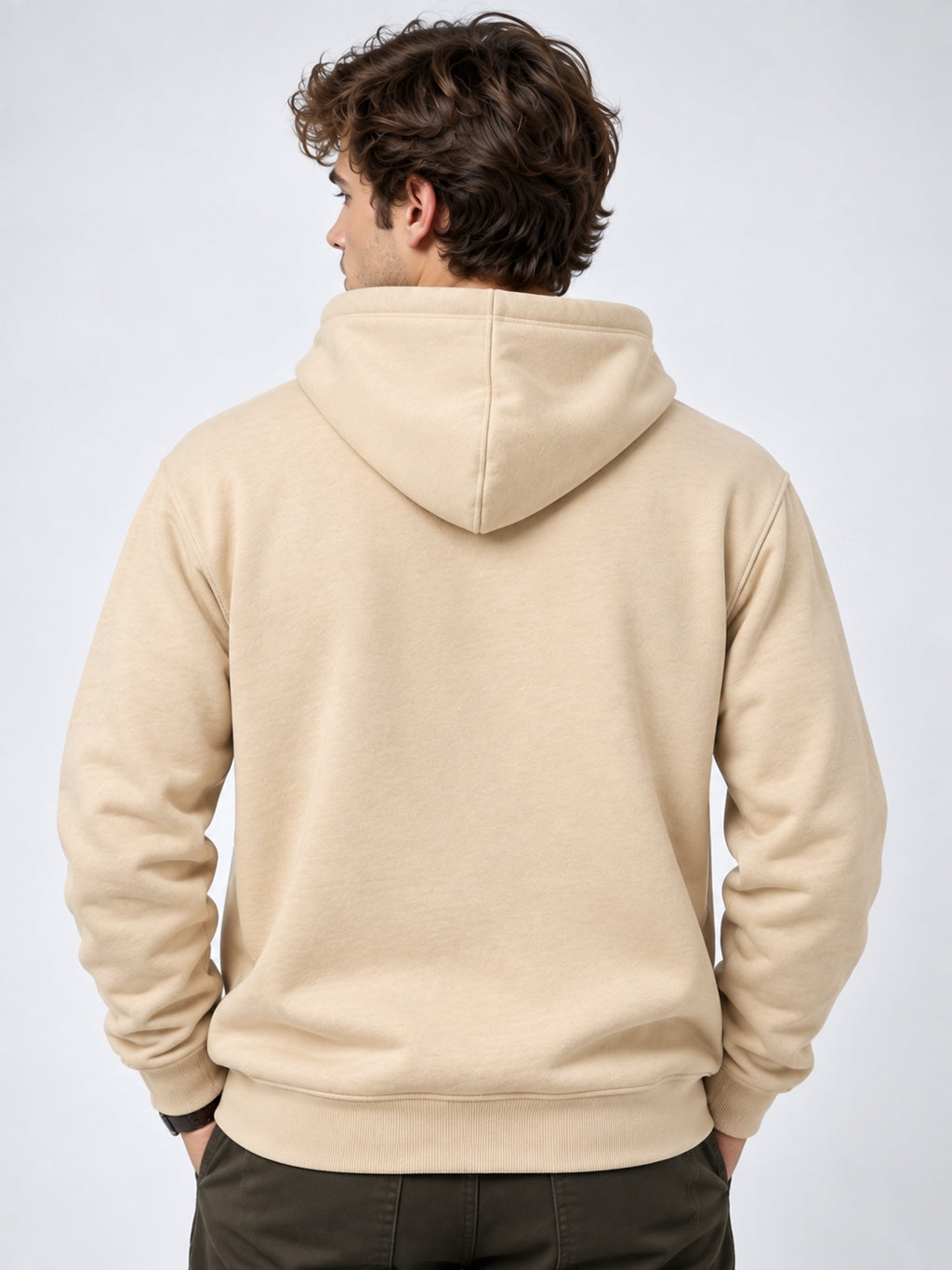 Beige Hoodie