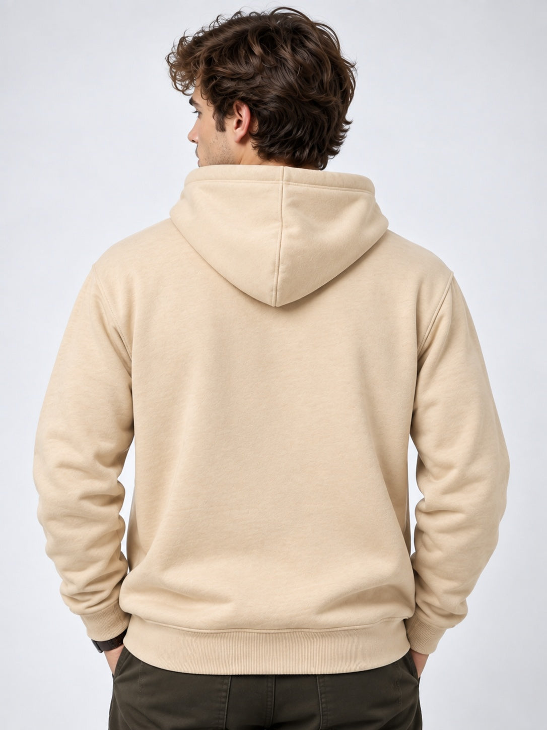 Beige Hoodie