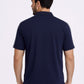 Black Stripes Zip Polo T-Shirt