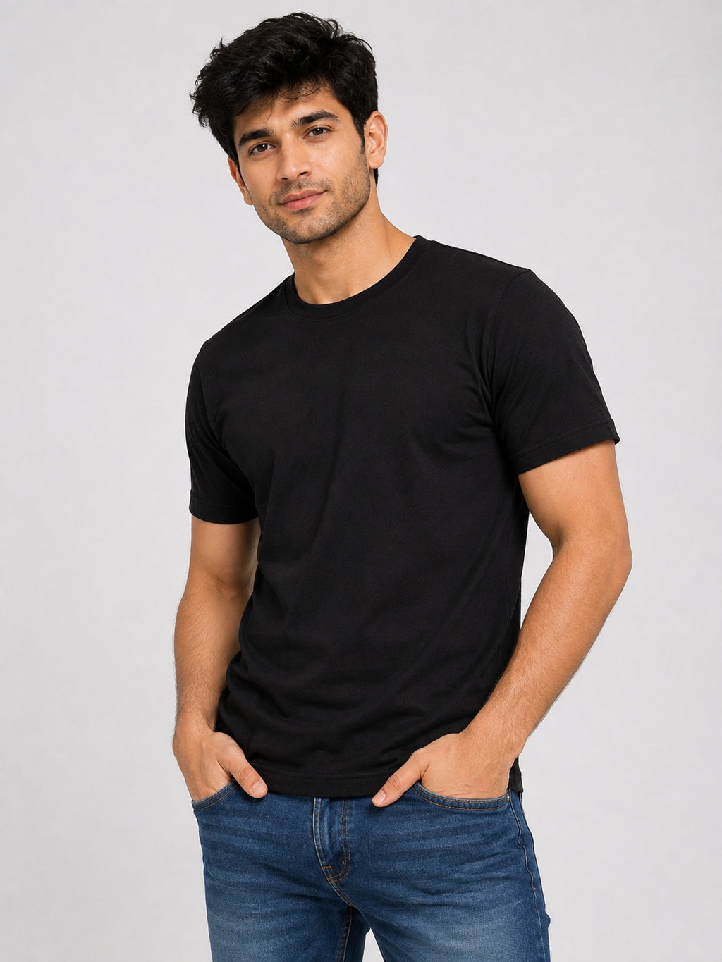 Black Halfsleeve T-shirt