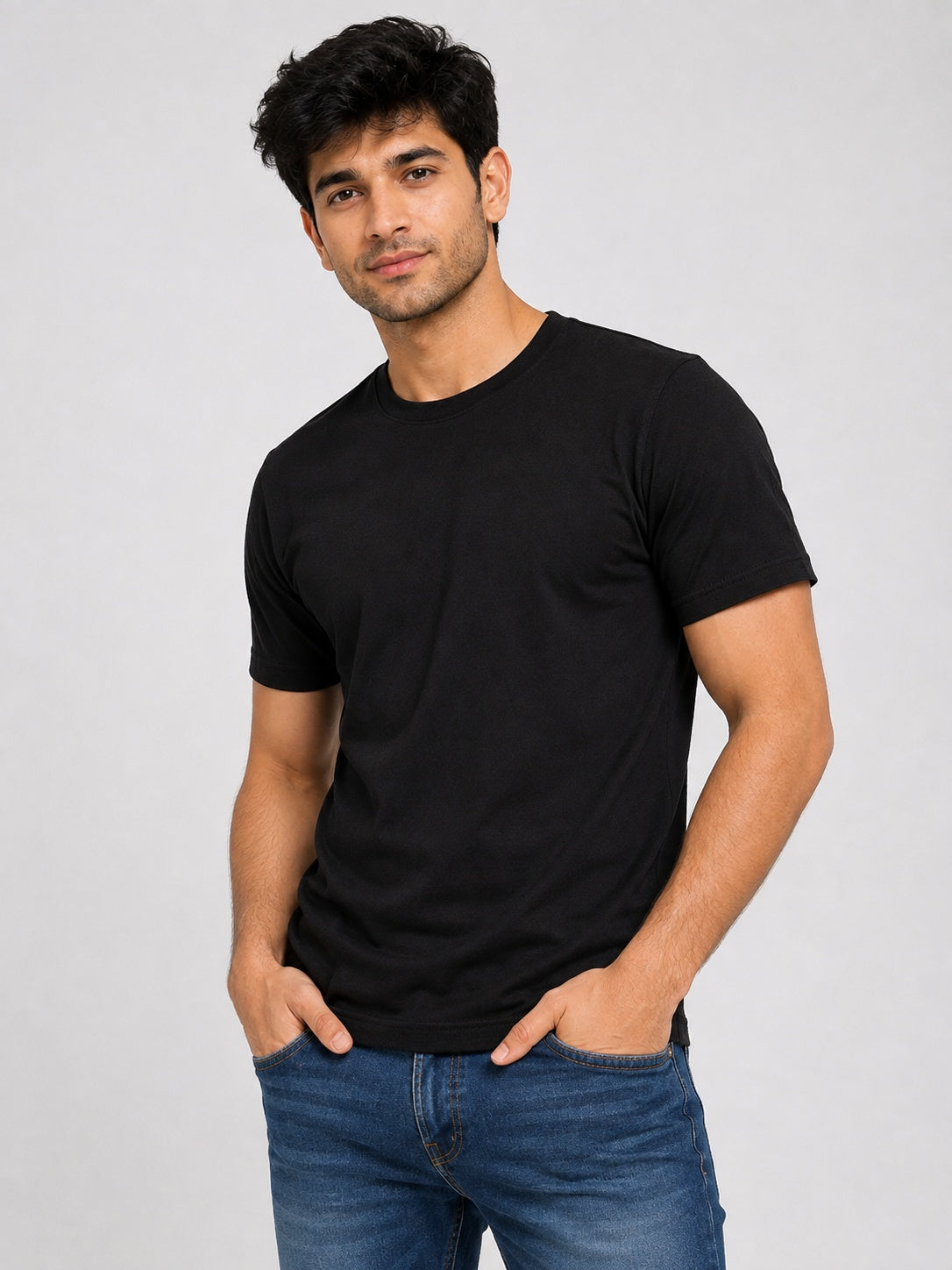 Black Halfsleeve T-shirt