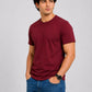 Maroon Halfsleeve T-shirt