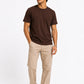 Coffee Brown Halfsleeve T-shirt