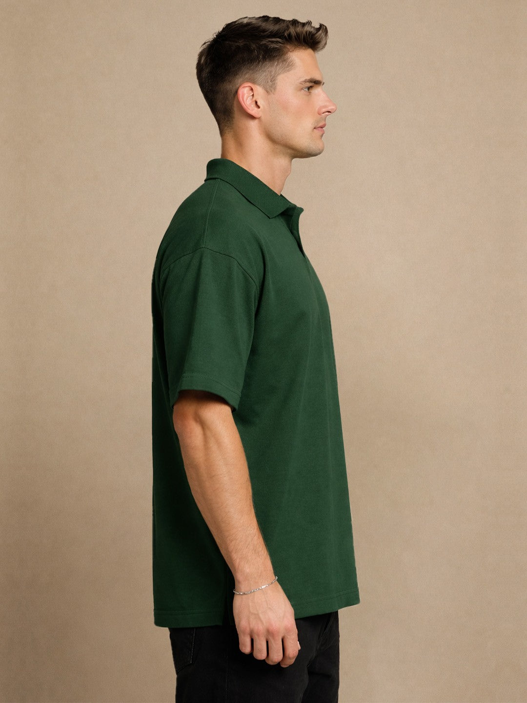 Oversize Polo Buttonless | Organic Chics