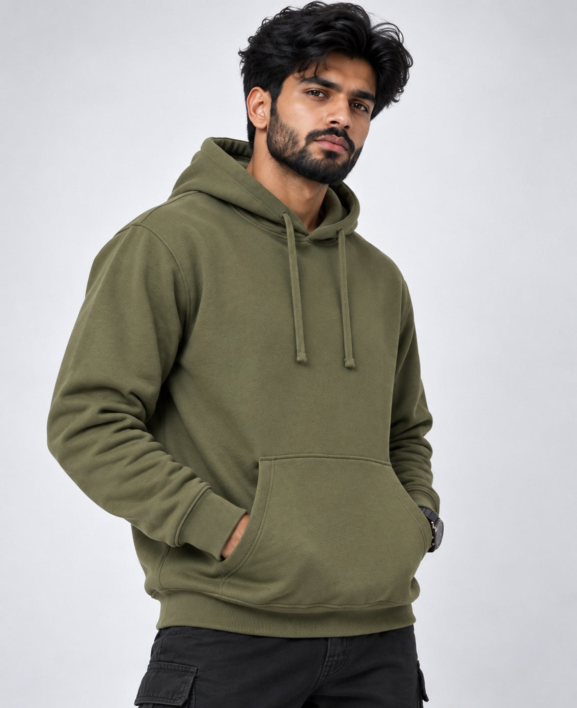 Olive green Hoodie