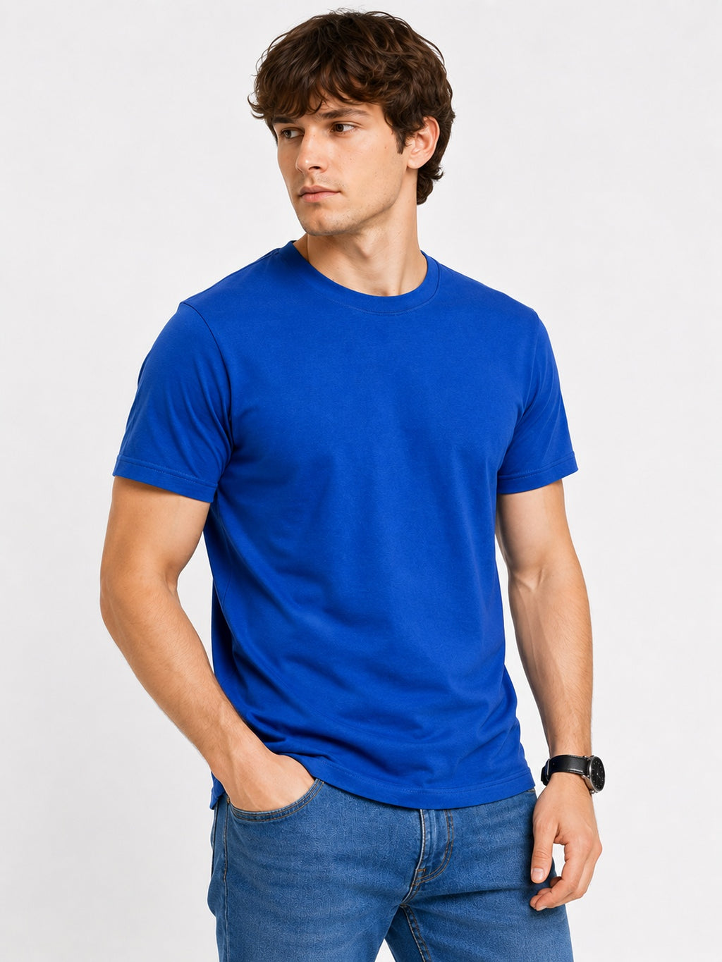Royalblue Halfsleeve T-shirt