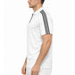 White Stripes Zip Polo T-Shirt
