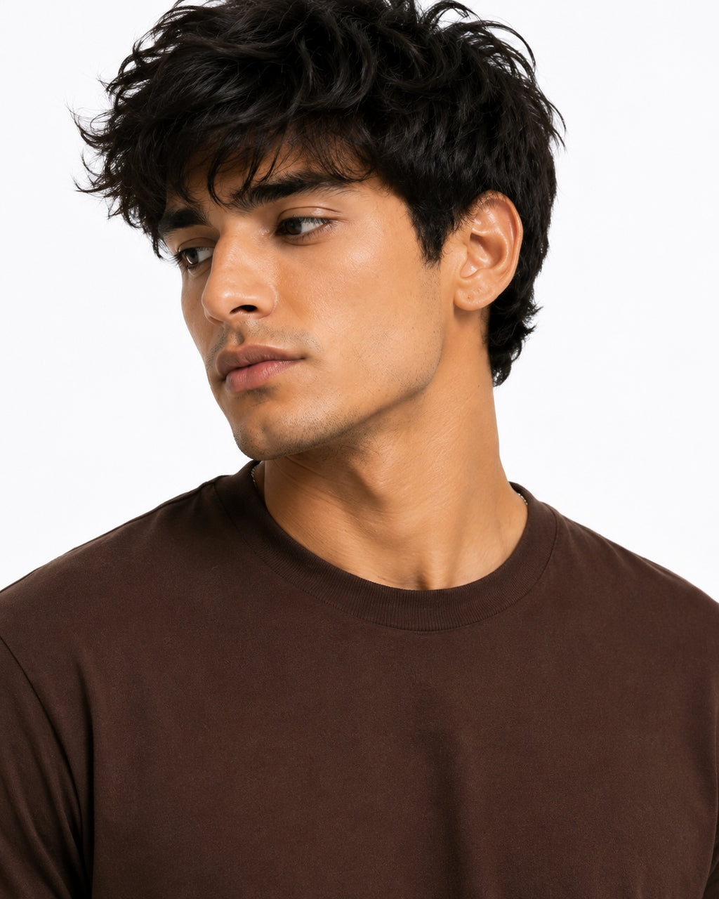 Coffee Brown Halfsleeve T-shirt