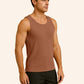 Brown Waffle Vest