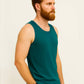 Teal Blue Waffle Vest