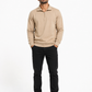 Beige HalfZip Sweatshirt
