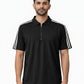 Pink Stripes Zip Polo T-Shirt