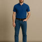 Royal Blue Zip Polo T-Shirt