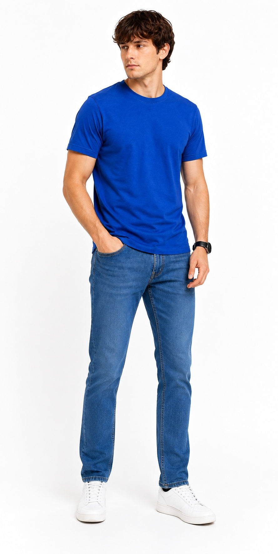 Royalblue Halfsleeve T-shirt
