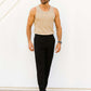 Beige Waffle Vest