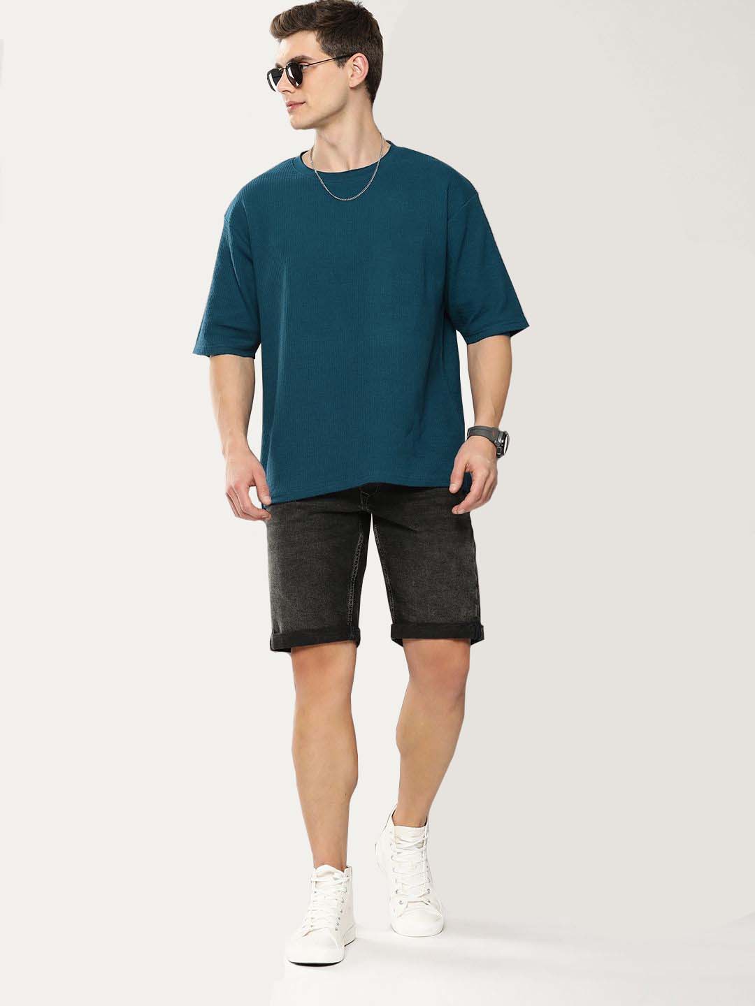 Blue Waffle Oversized T-shirt