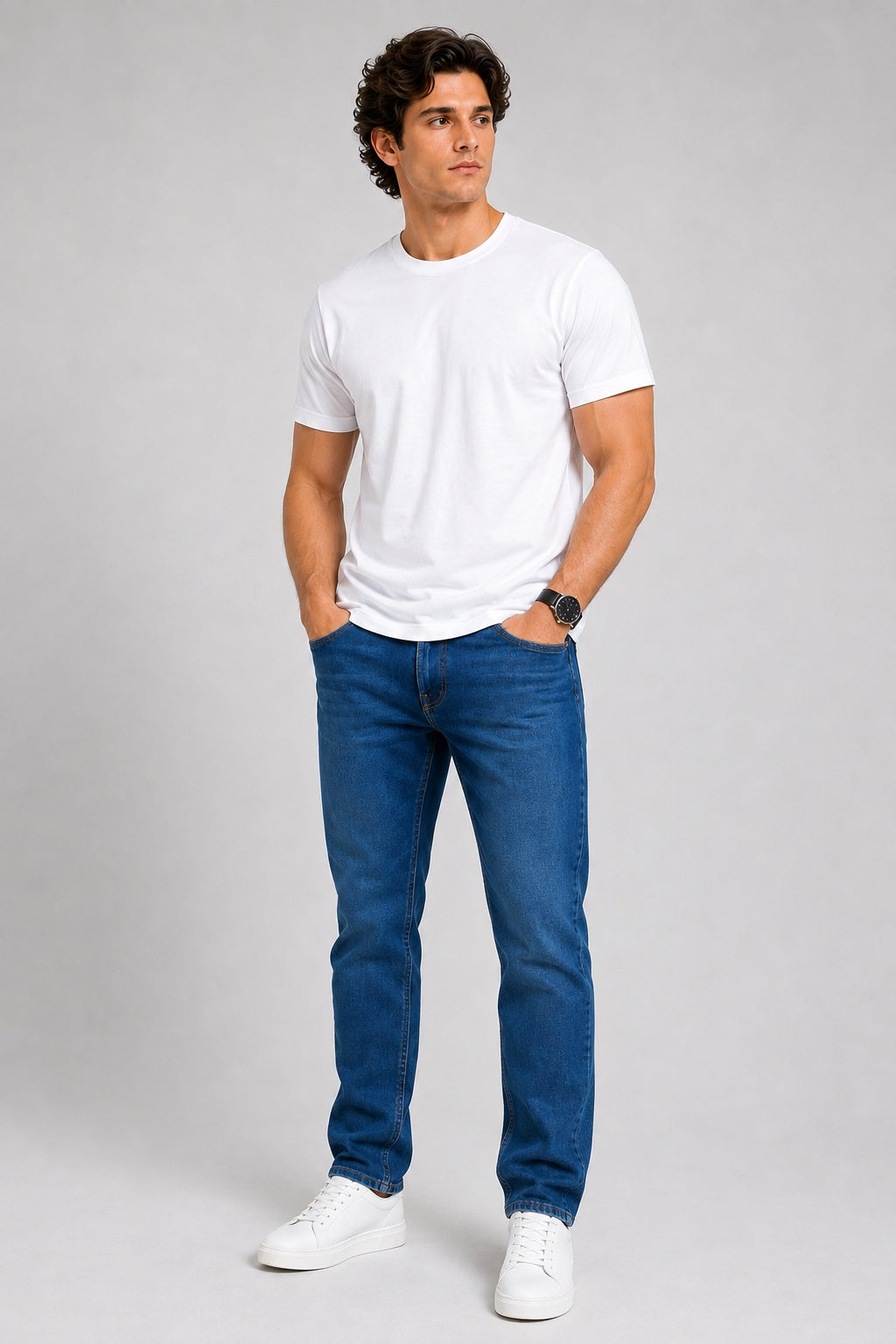 White Halfsleeve T-shirt