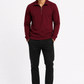Maroon HalfZip Sweatshirt
