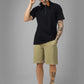 Black Zip Polo T-Shirt
