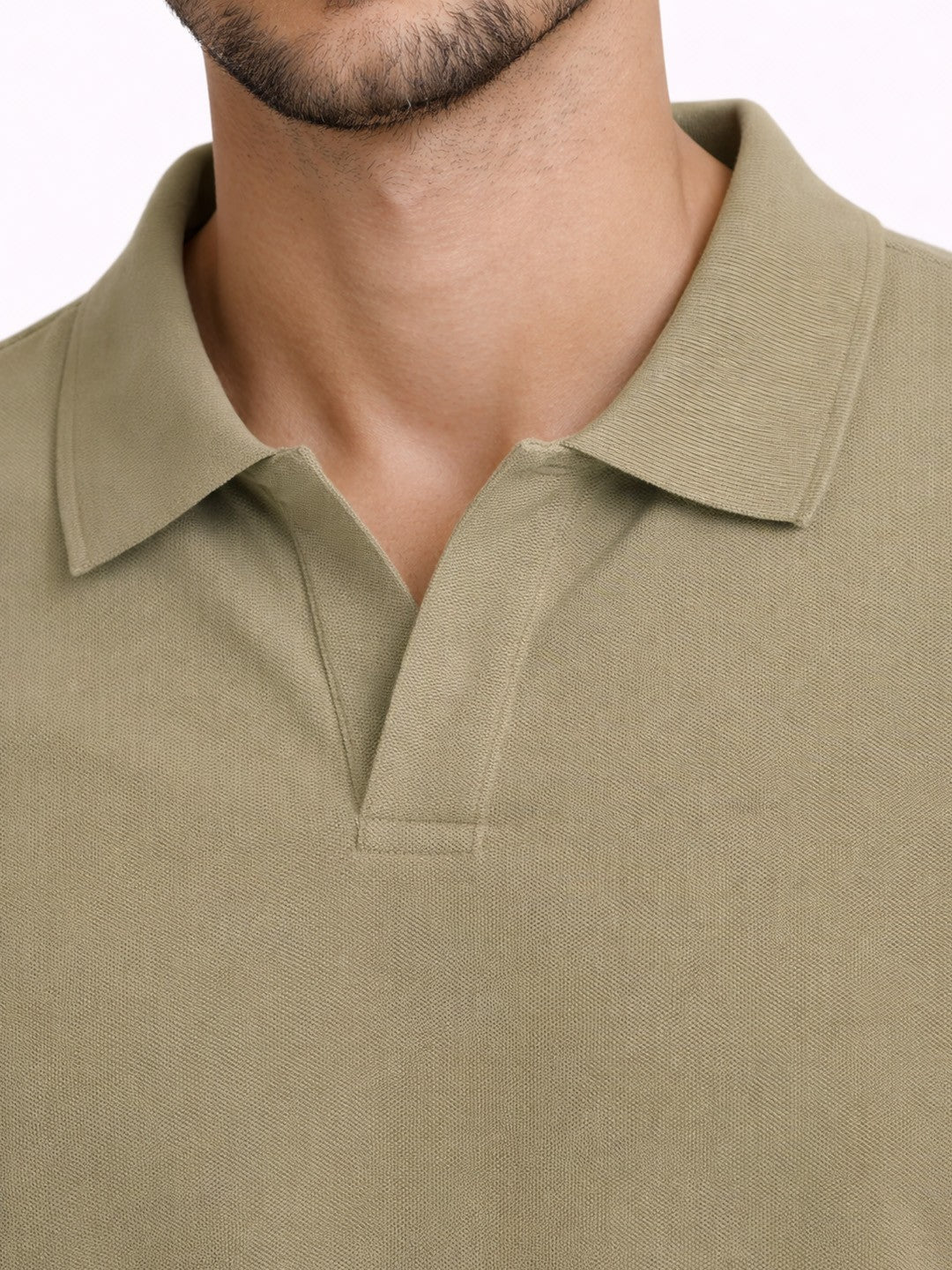 Oversize Polo Buttonless | Organic Chics