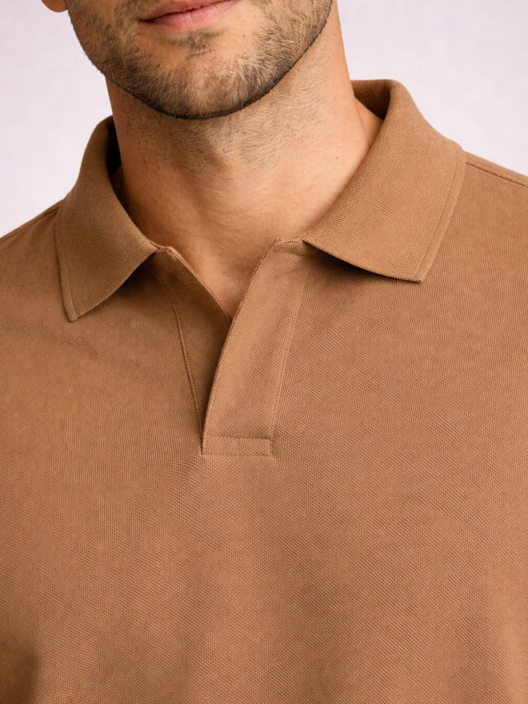 Oversize Polo Buttonless | Organic Chics